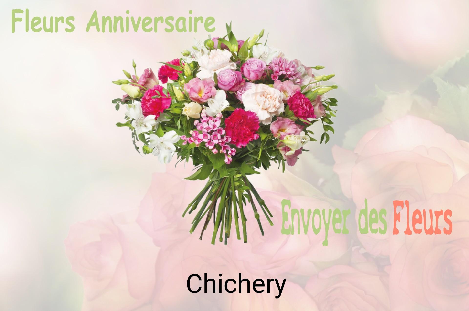 Bouquet de fleurs d’anniversaire livré à Chichery